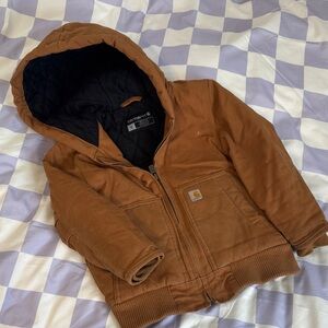 Carhartt Tan Hooded Jacket